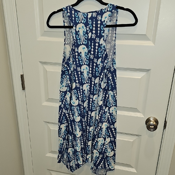 Lilly Pulitzer Blue and White Dress - Picture 5 of 6